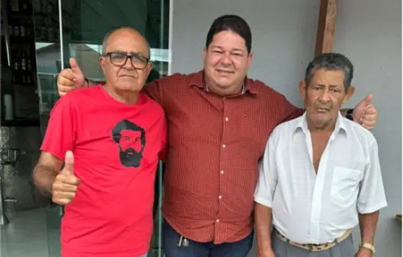 Antônio Luiz e João Maurício, declaram apoio ao pré-candidato a prefeito Leonardo Nogueira
